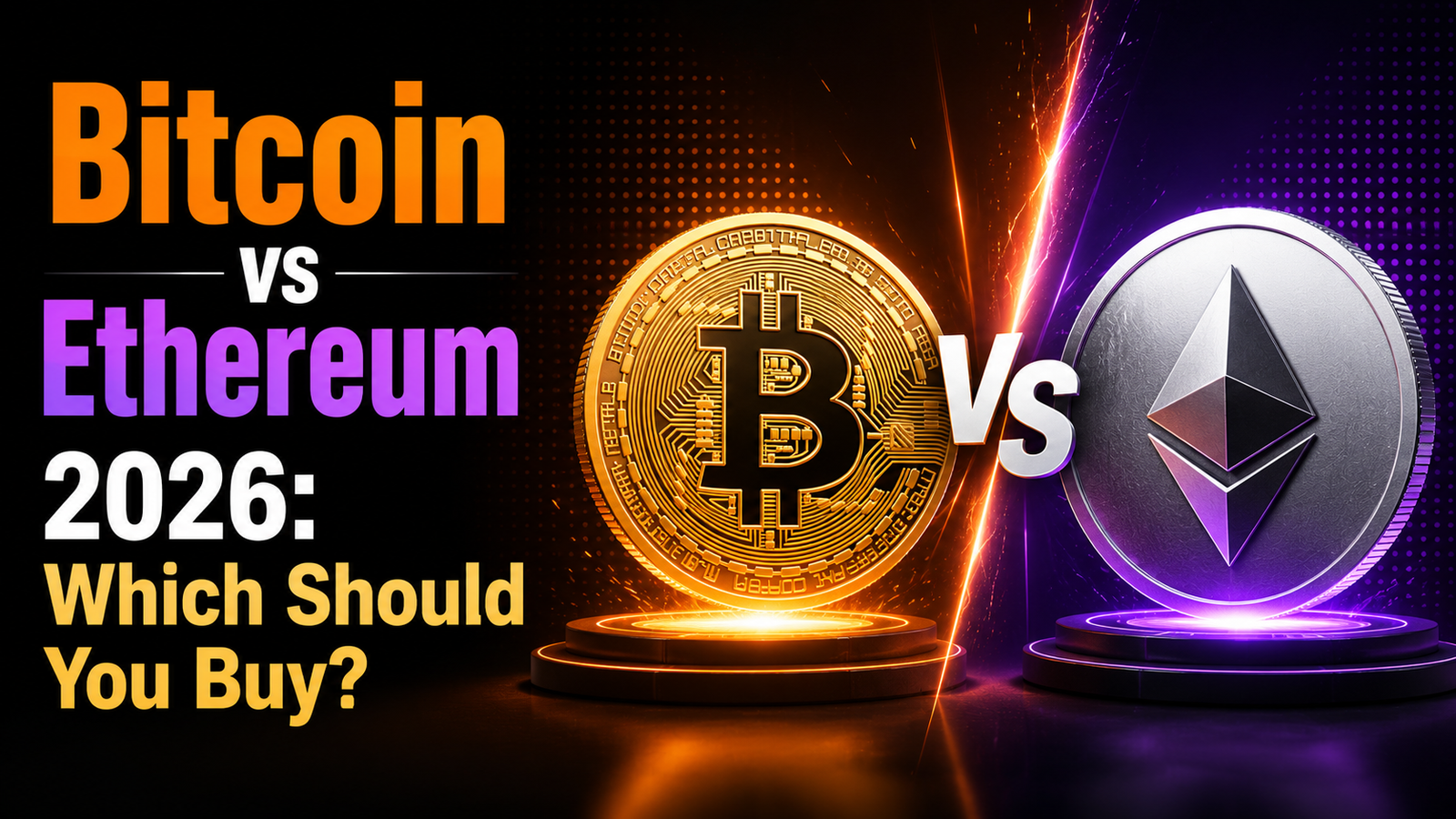 Bitcoin vs Ethereum 2026 Which Should You Buy