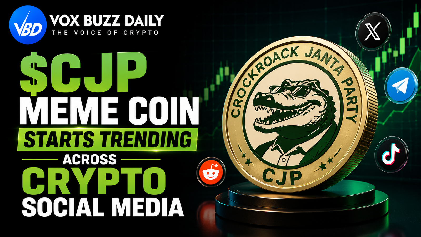 CJP Meme Coin Starts Trending Across Crypto Social Media