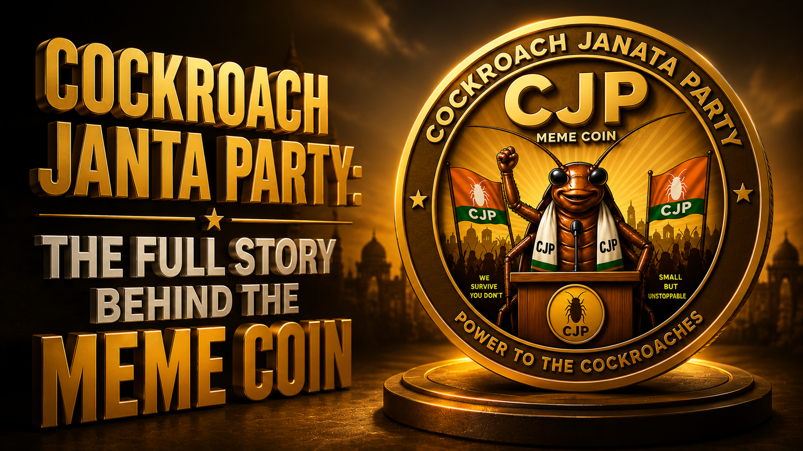 Cockroach Janta Party The Full Story Behind the Meme Coin