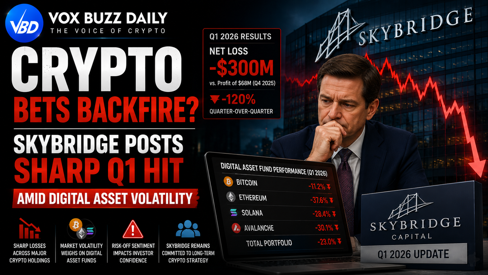 Crypto Bets Backfire SkyBridge Posts Sharp Q1 Hit Amid Digital Asset Volatility