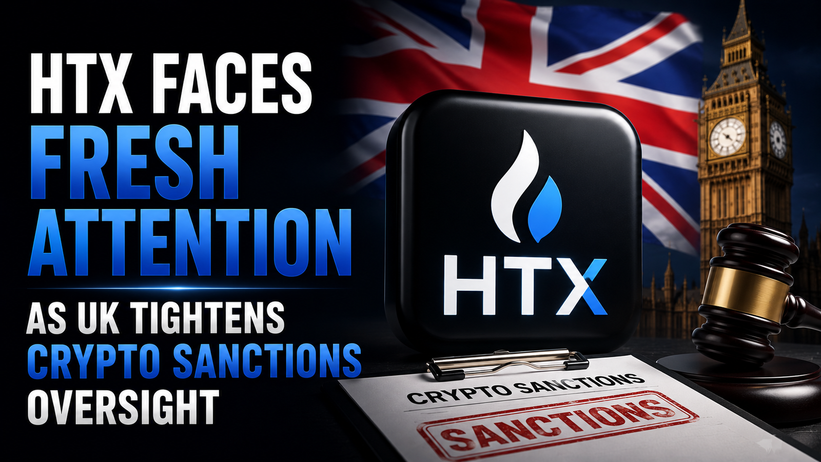 HTX Pushes Back Against UK Sanctions Claims as Crypto Industry Reacts