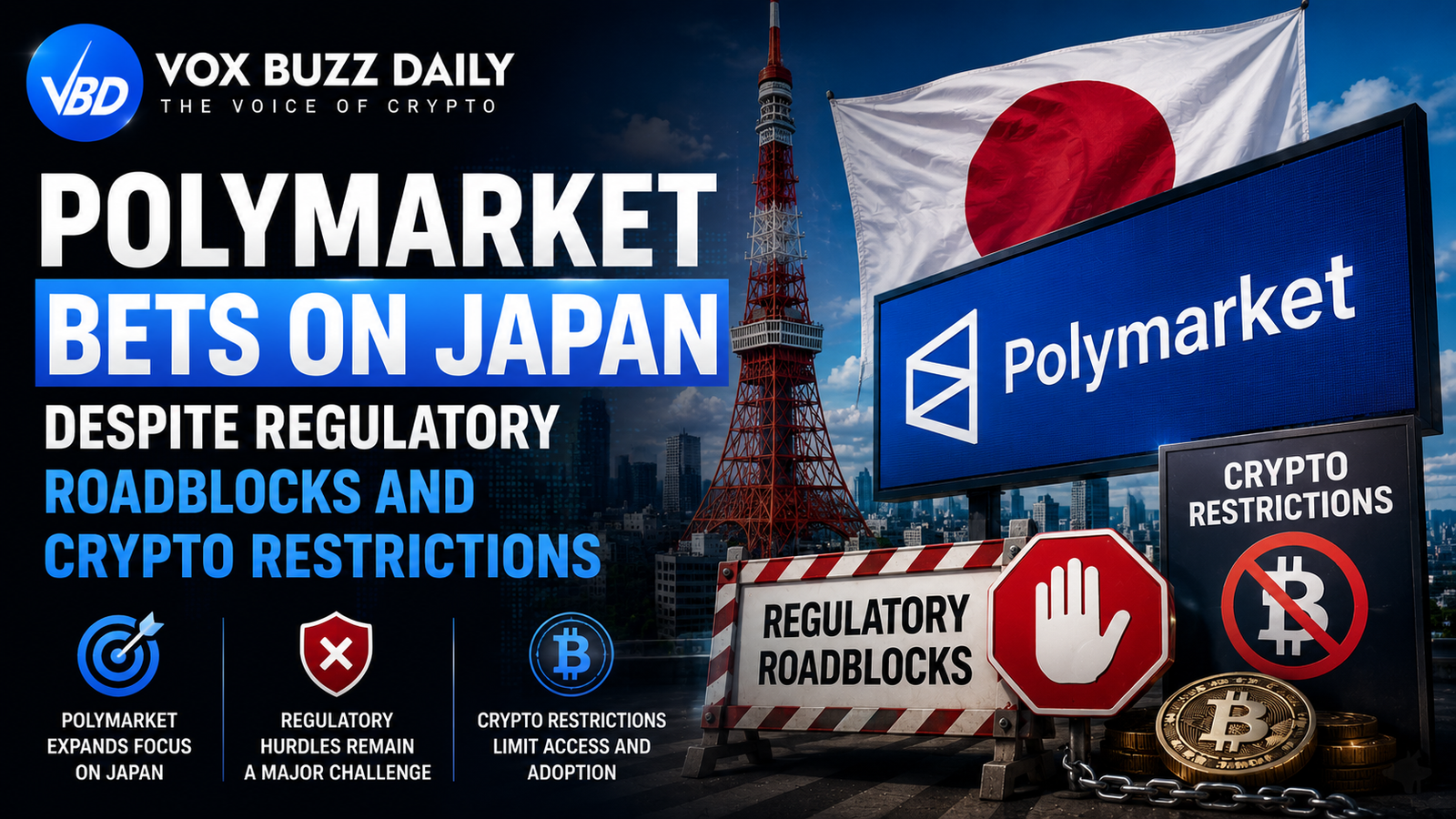Polymarket Bets on Japan Despite Regulatory Roadblocks and Crypto Restrictions