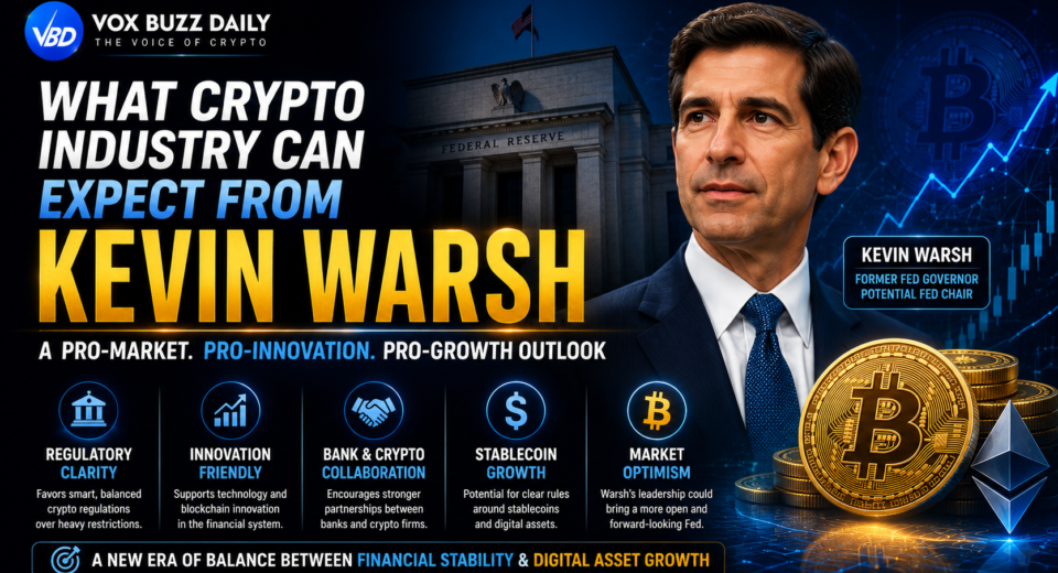 What the Crypto Industry Can Expect from Kevin Warsh as Fed Chair