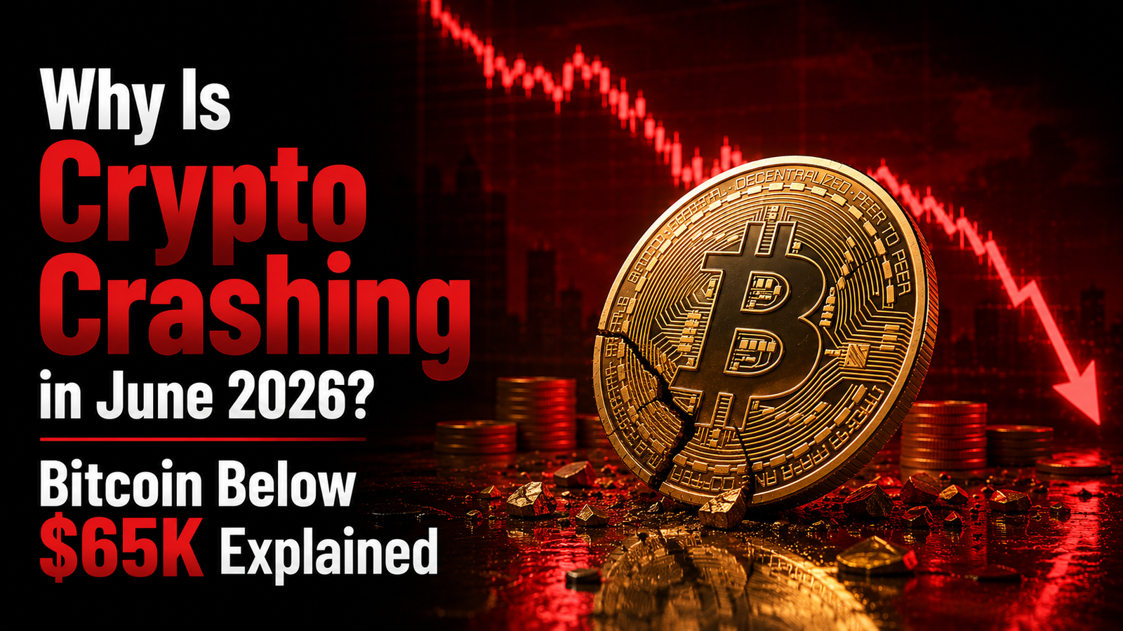 Why Is Crypto Crashing in June 2026 Bitcoin Below 65K